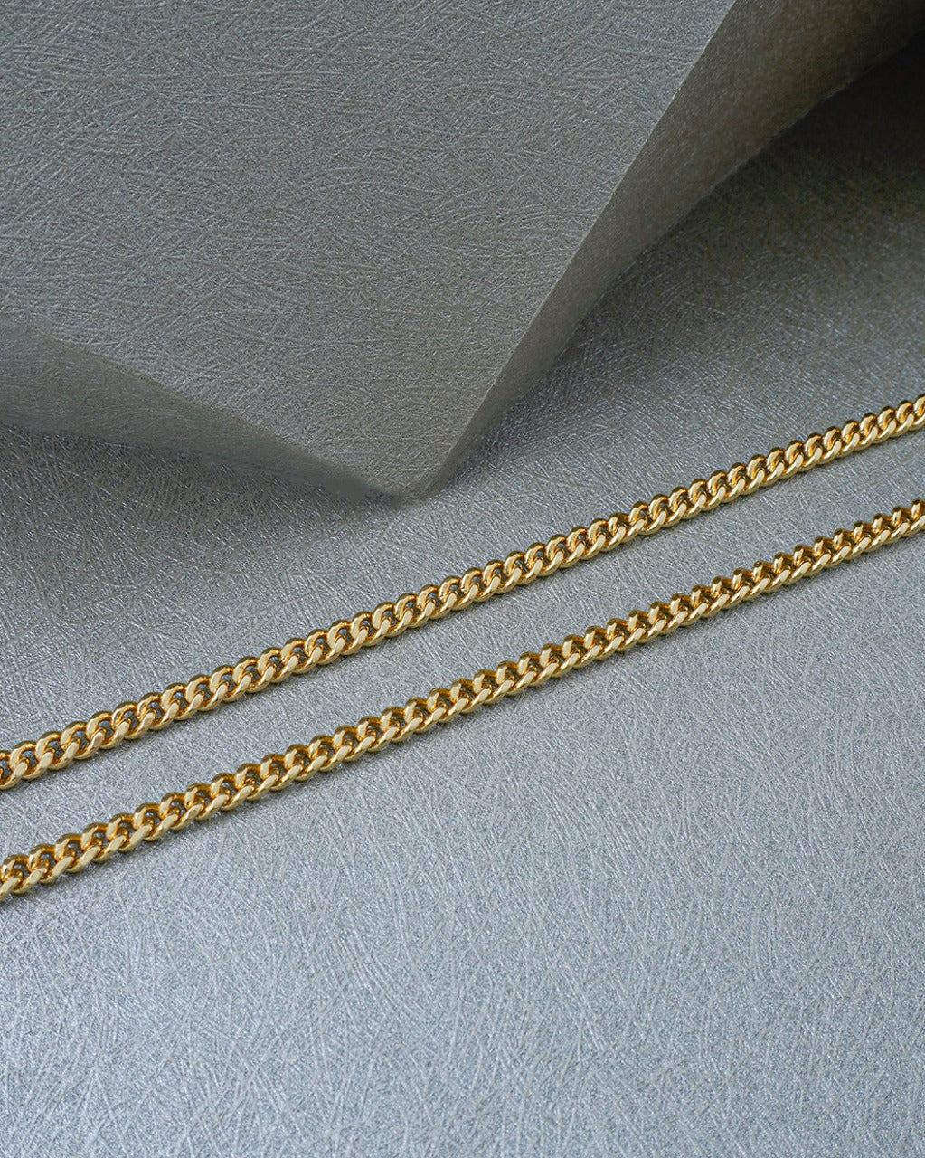 Cadena Tejido Cubana Gruesa Oro Laminado 18k