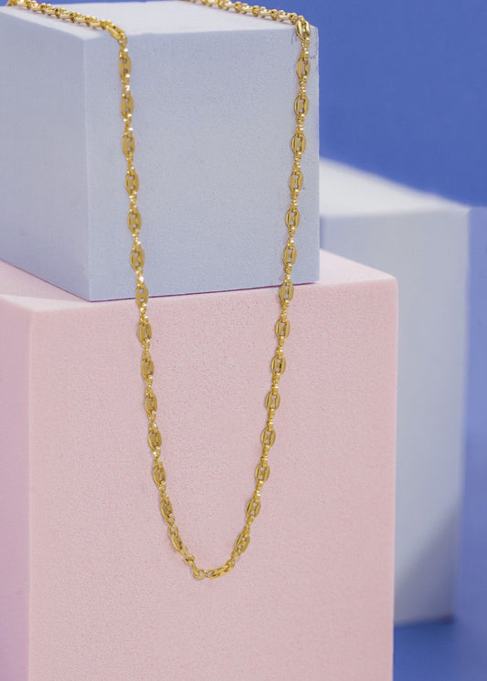 Cadena Gucci Delgada Oro Laminado 18k