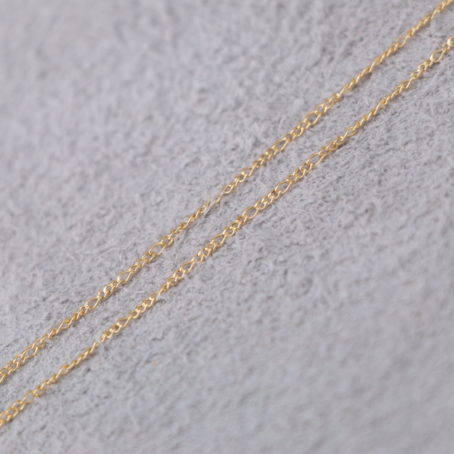 Cadena Tejido 3x1 Delgada Unisex Oro Laminado 18k