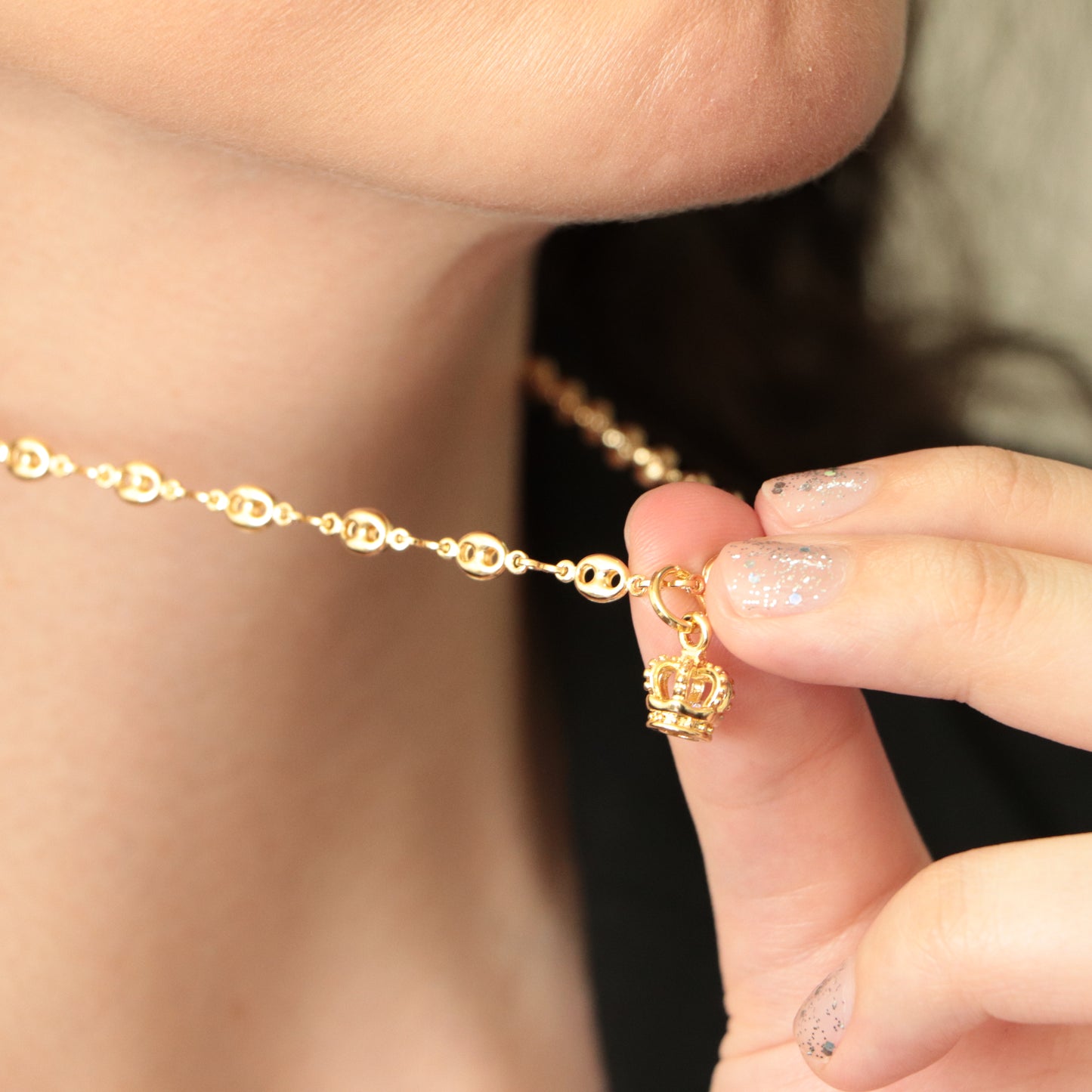 Cadena Tejido Gucci Oro Laminado 18k