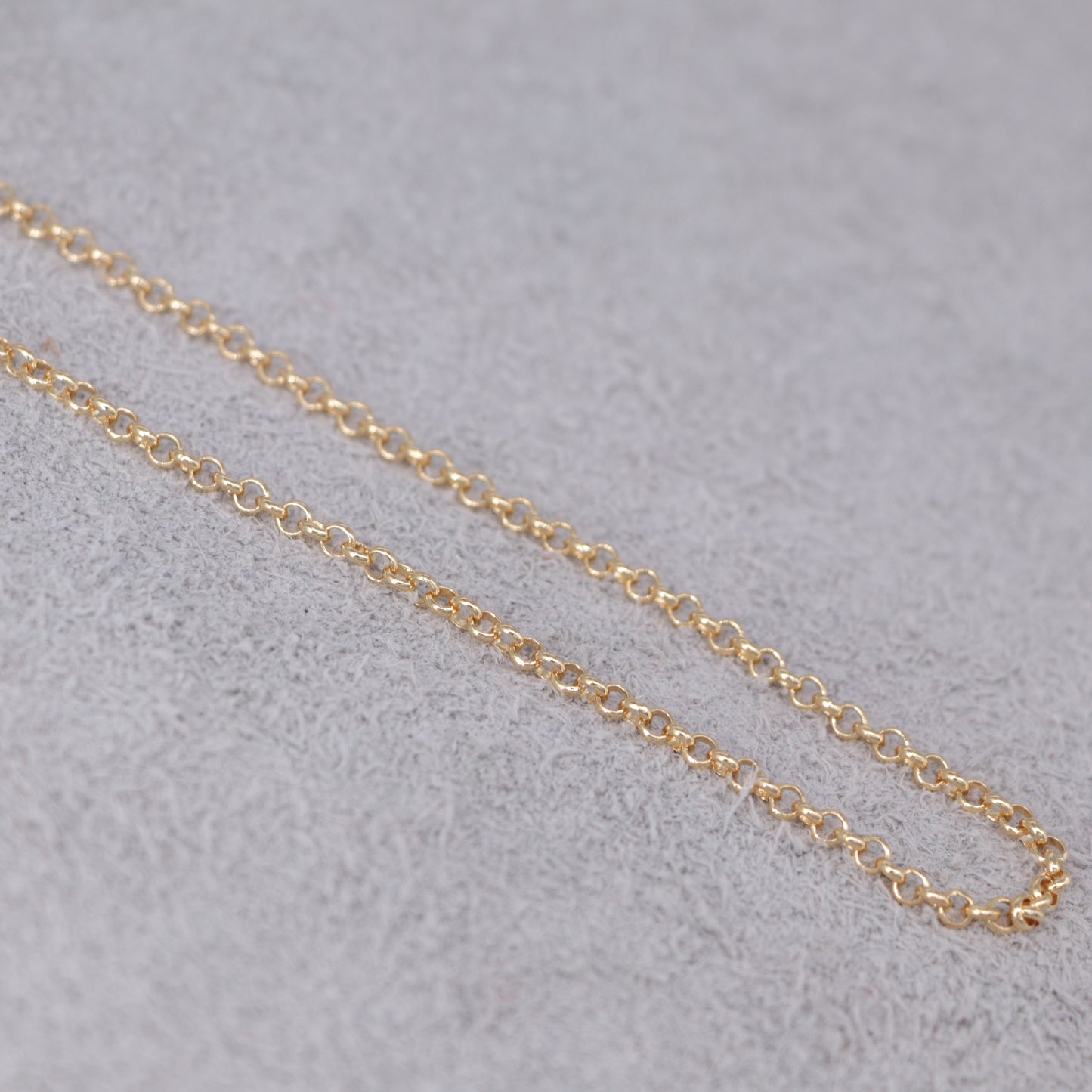 Cadena Tejido Rolo Oro Laminado 18k