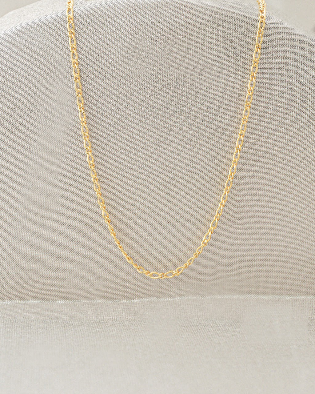 Cadena Tejido 1×1 Oro Laminado 18k