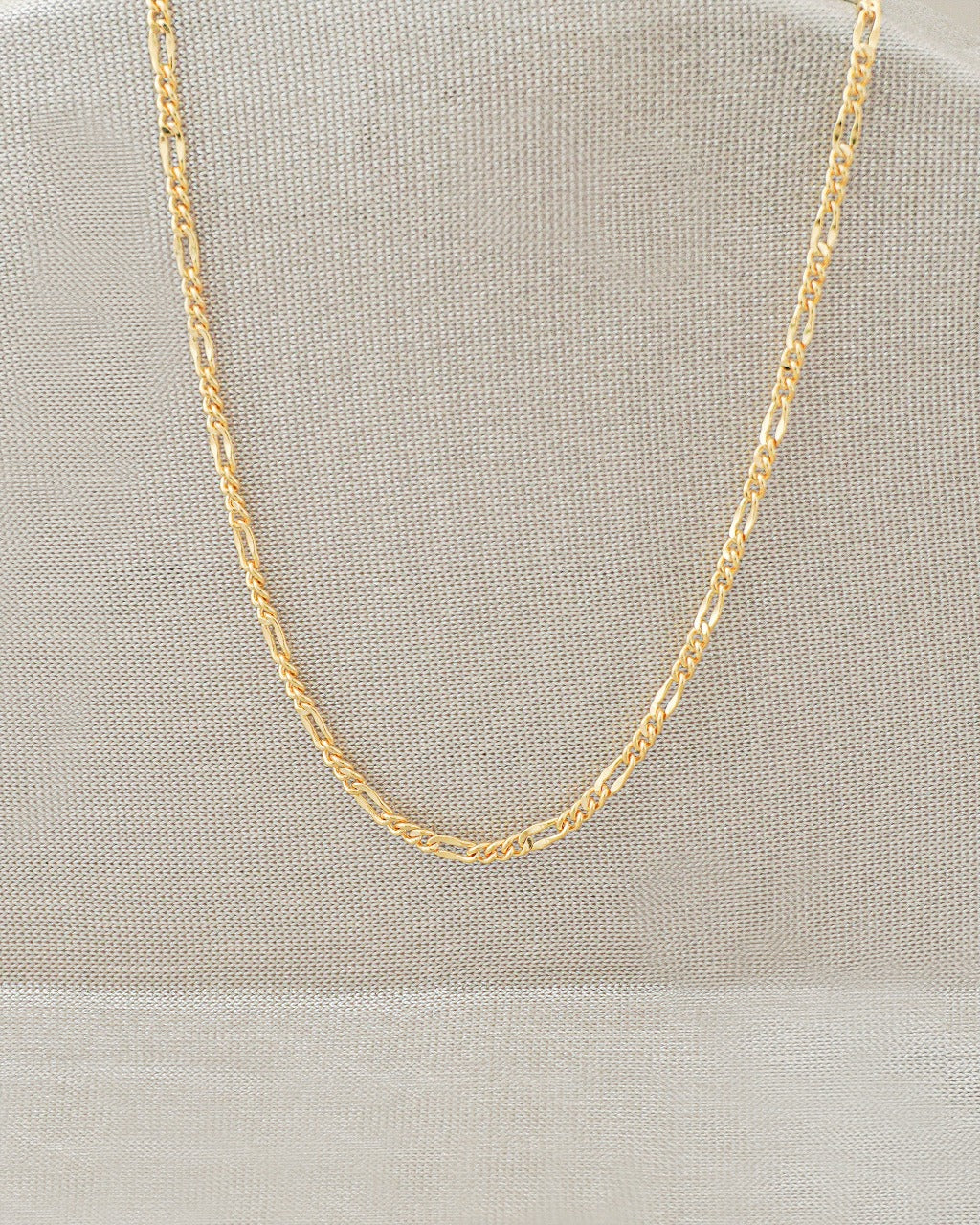 Cadena 3×1 Diamantada Oro Laminado 18k