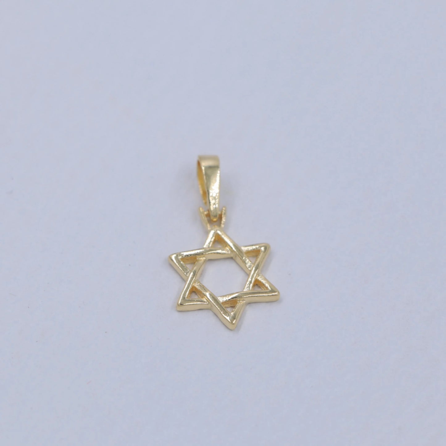 Colgante Estrella De David Oro Laminado 18k