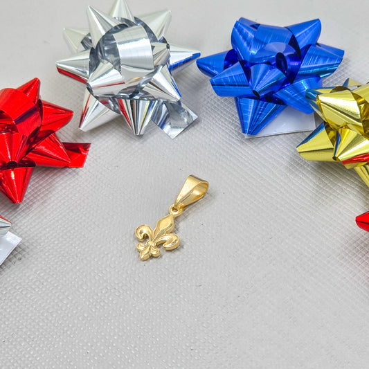 Colgante Flor de Liss Oro Laminado 18k