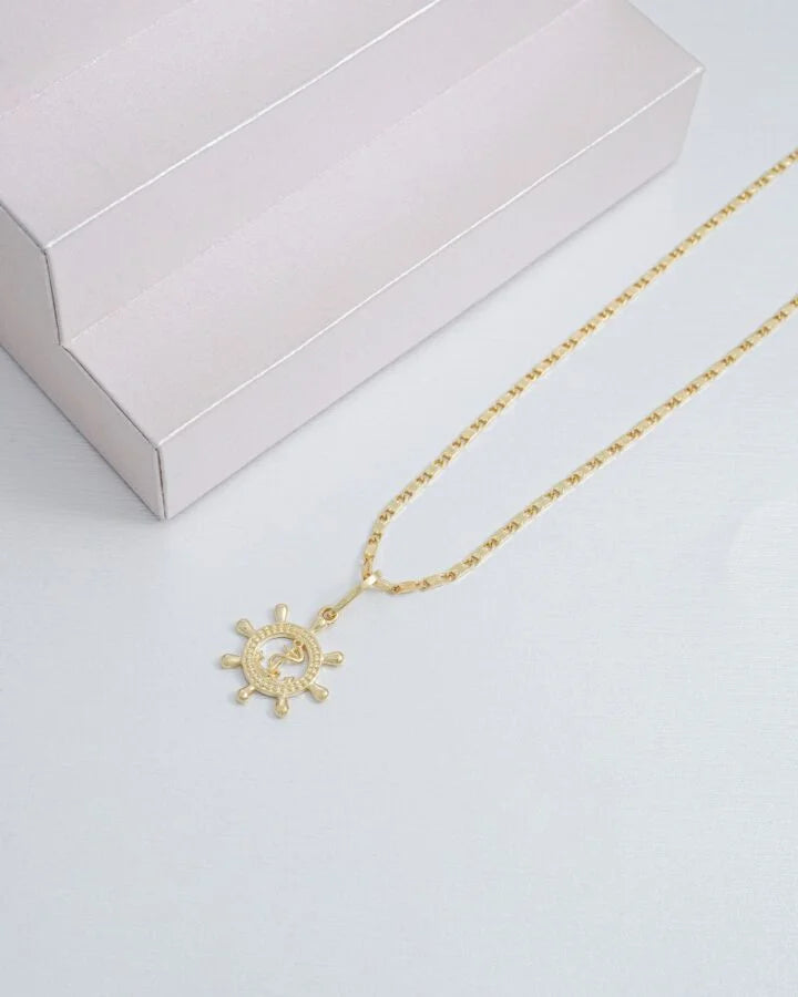 Colgante Marinero Oro Laminado 18k