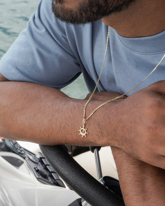Colgante Marinero Oro Laminado 18k