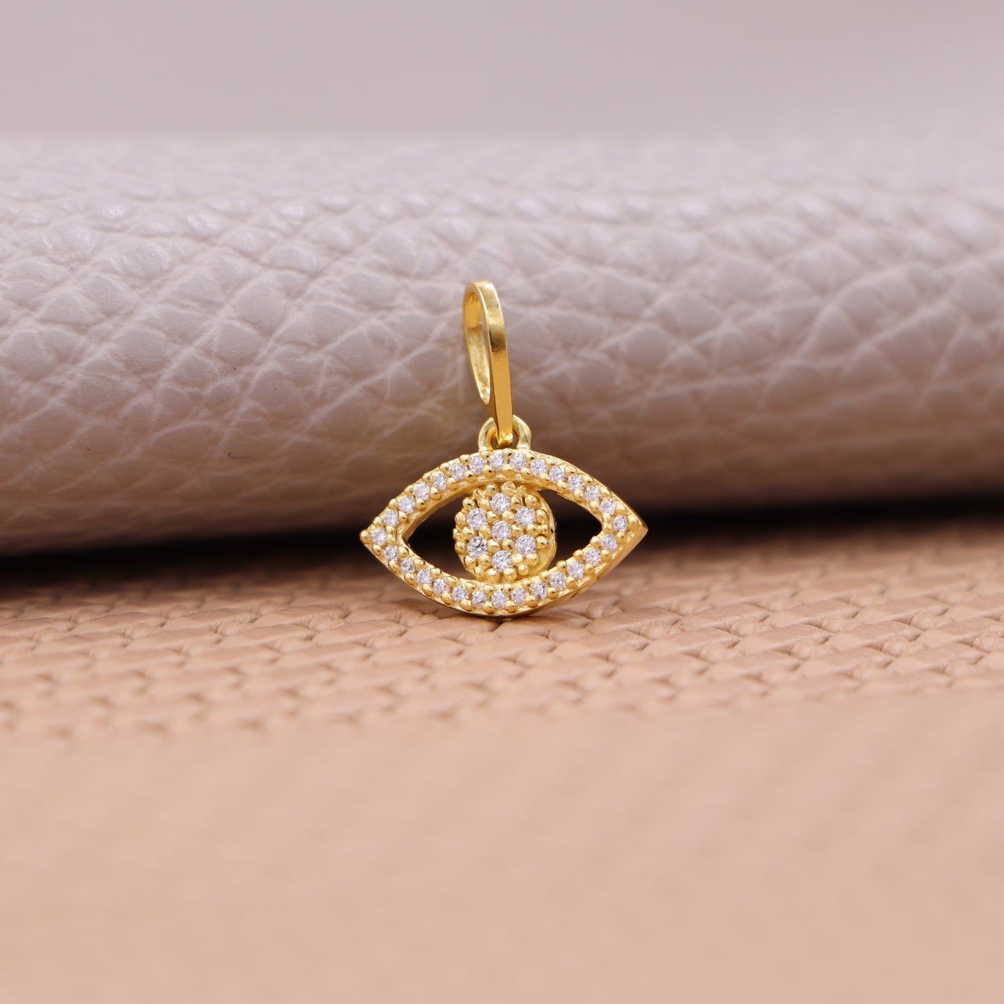 Colgante Ojo Turco En Oro Laminado 18k