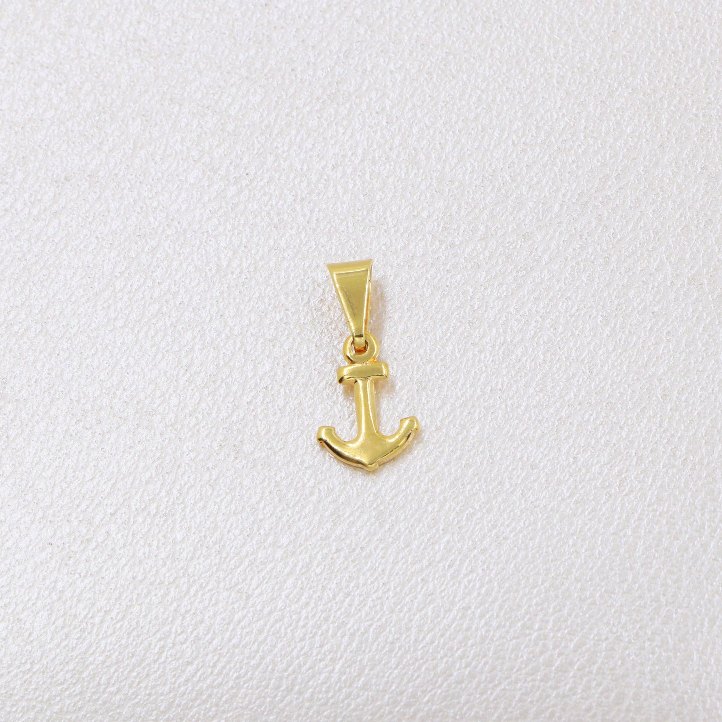 Colgante Ancla Mini Oro Laminado 18k