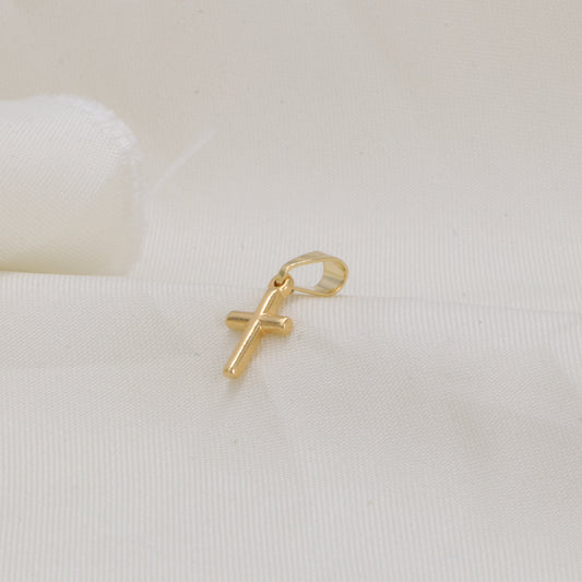 Colgante Cruz Mini Oro Laminado 18k