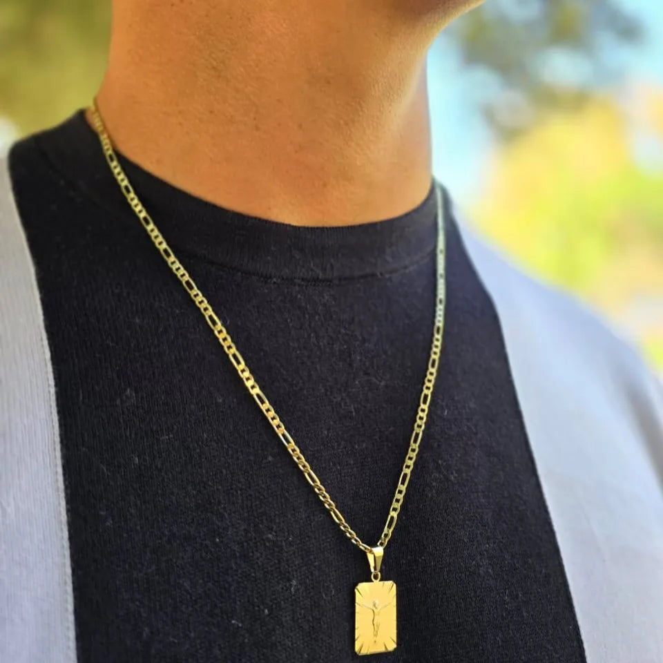 Cadena Tejido Cartier Clásica Semi Delgada Oro Laminado 18k
