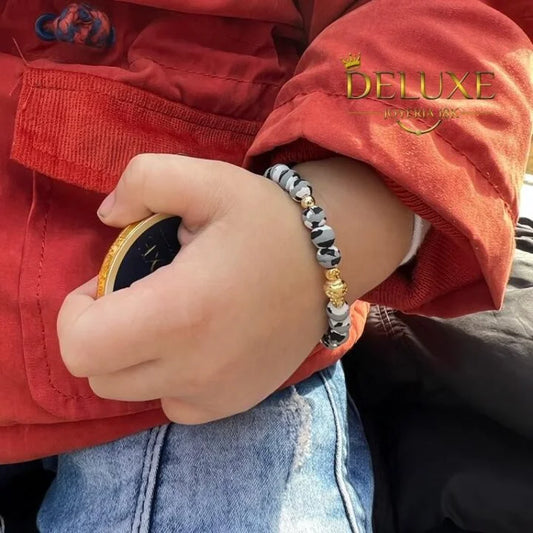 Brazalete Camuflado Balín Oro Laminado 18k