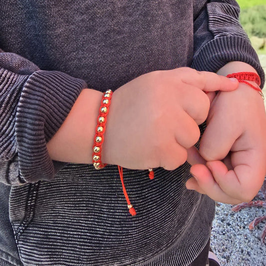 Brazalete Tejido KIDS En Oro Laminado 18k