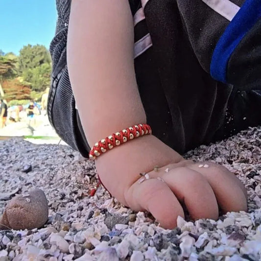 Brazalete Zig Zag Niño En Oro Laminado 18k