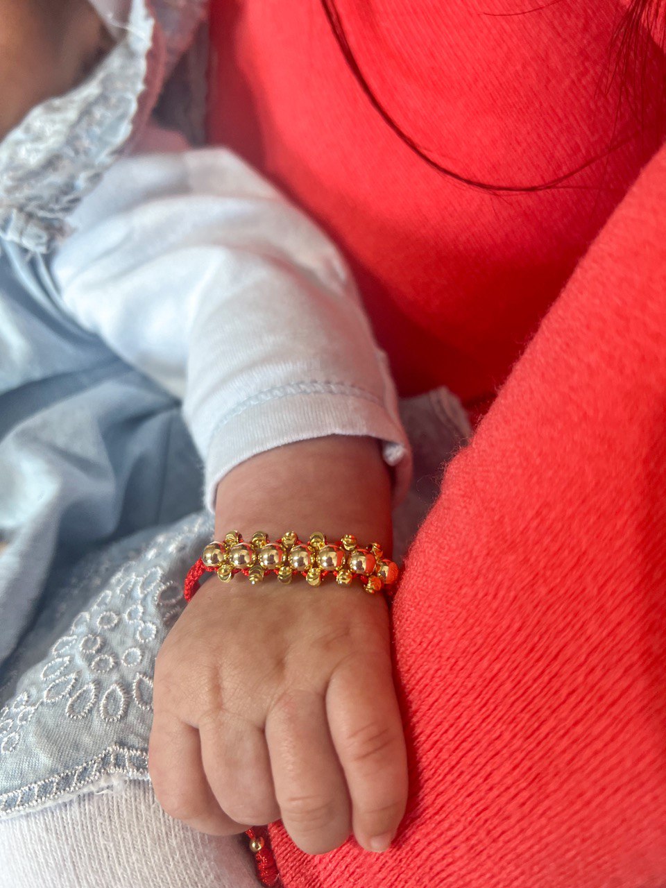 Brazalete Tejido Oro Laminado 18k