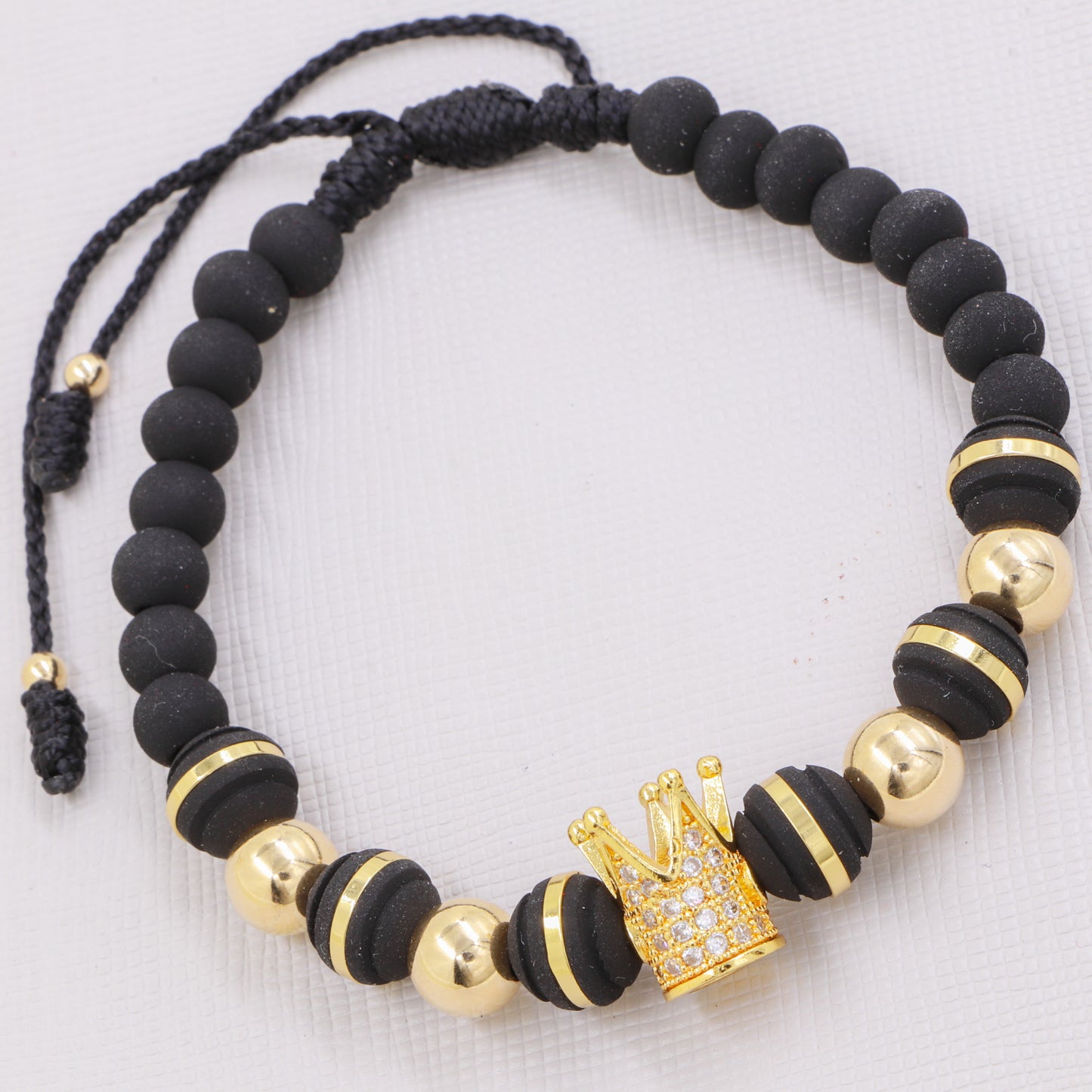 Brazalete Corona Unisex Oro Laminado 18k