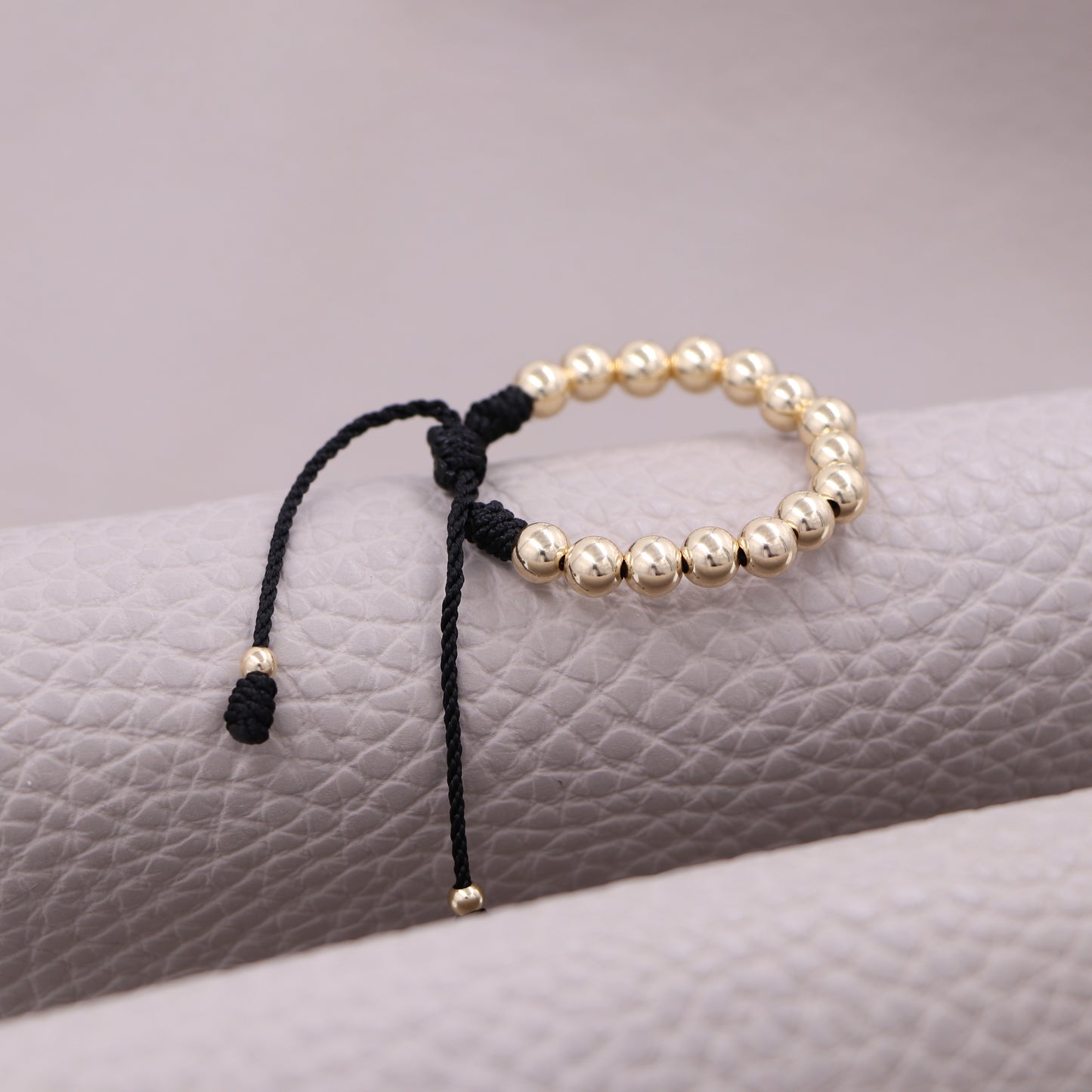 Brazalete Dorado Balín Oro Laminado 18K