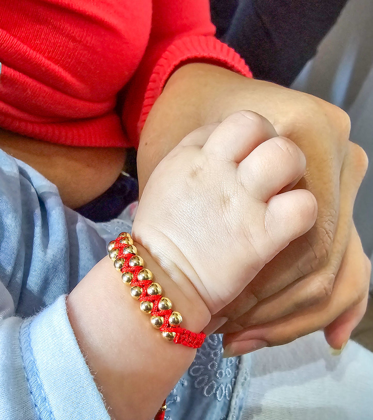 Brazalete Bebe Zig-Zag Oro Laminado 18k