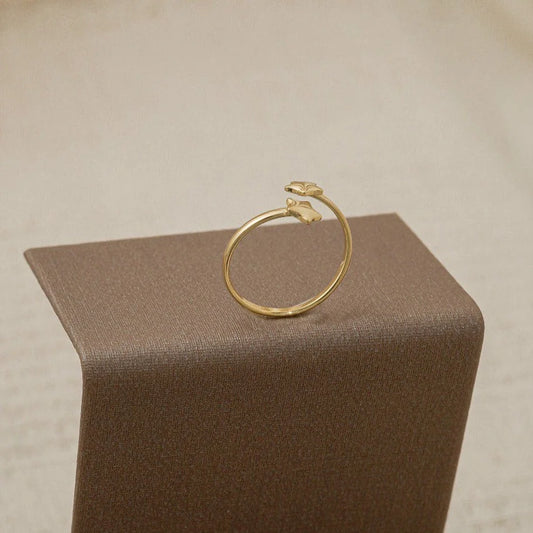 Anillo Stars Ajustable Oro Laminado 18k
