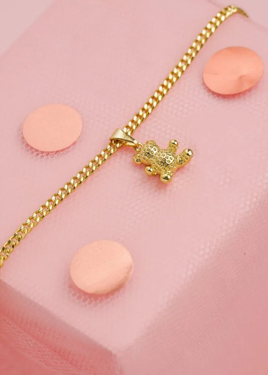 Dije Osito Little Bear Oro Laminado 18k