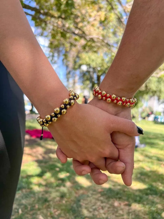 Brazaletes Vip 8,5mm Parejas Oro Laminado 18k