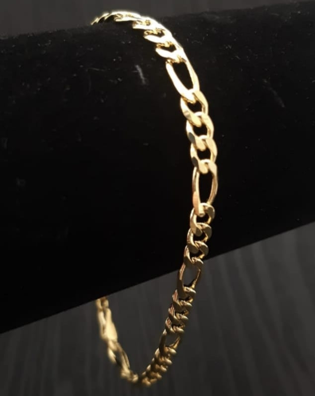 Pulsera Tejido Cartier Gruesa Oro Laminado 18k