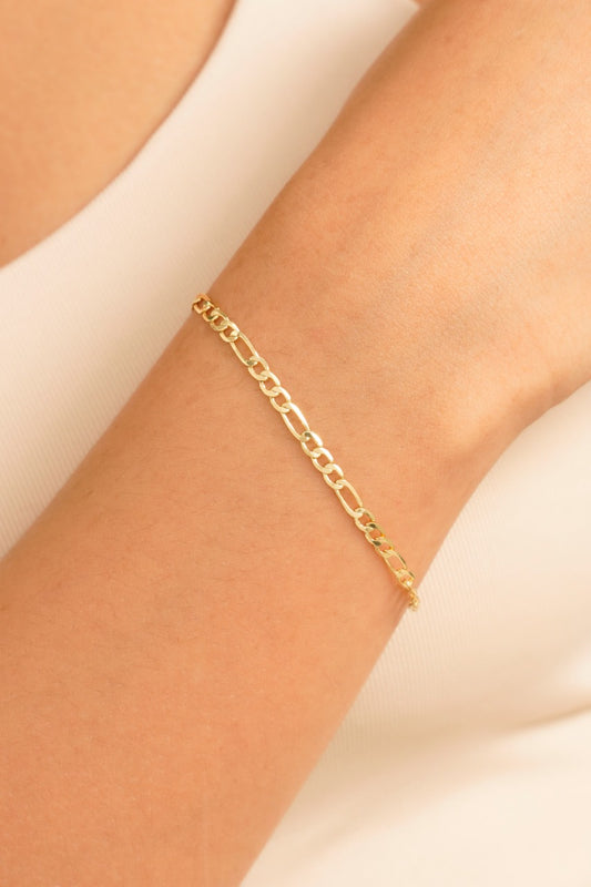 Pulsera Tejido Cartier Semi-Delgado Oro Laminado 18k