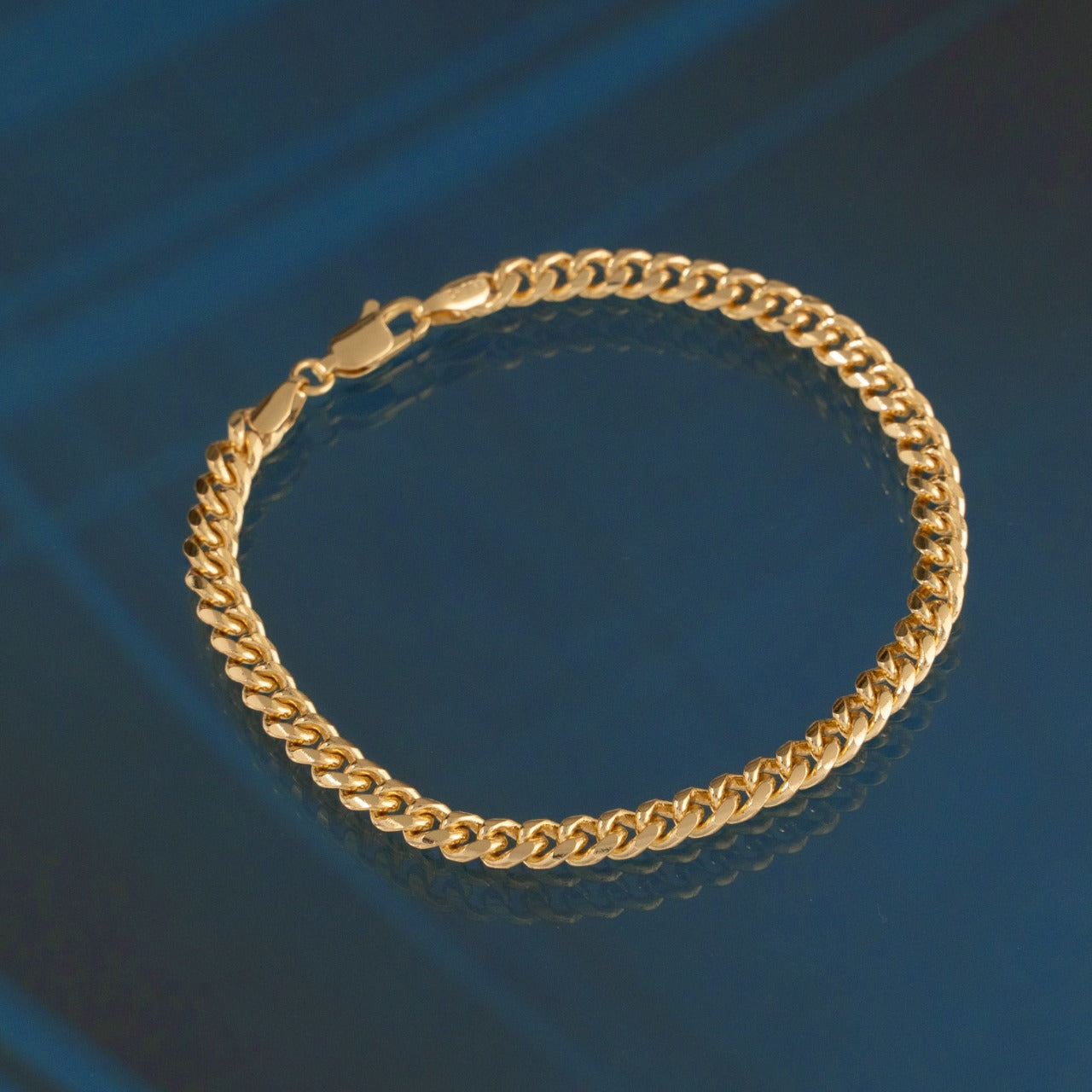 Pulsera Gourmet Gruesa Oro Laminado 18k