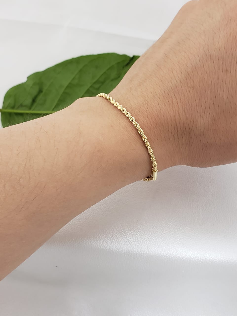 Pulsera Tejido Tourbillon Oro Laminado 18k