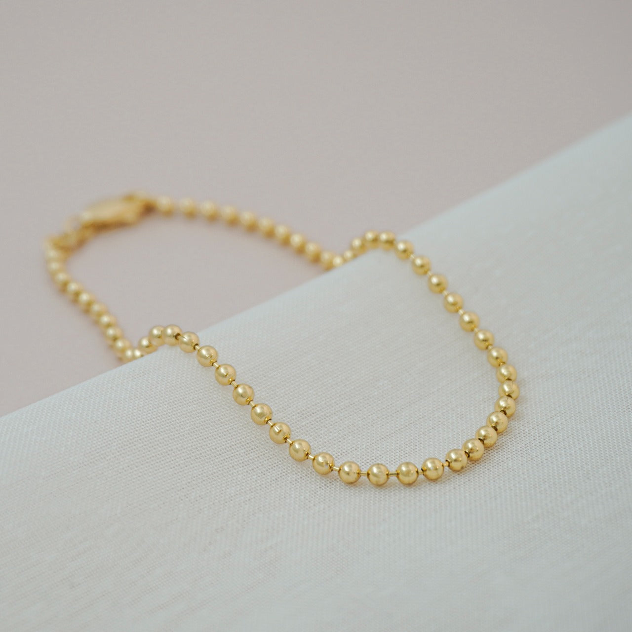Pulsera Tejido Militar Mediano Oro Laminado 18k
