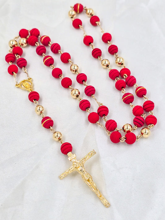 Rosario Clásico Oro Laminado 18k