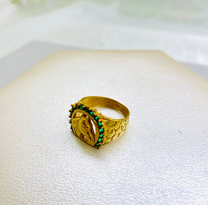 Anillo Herradura de caballo Oro Laminado 18k