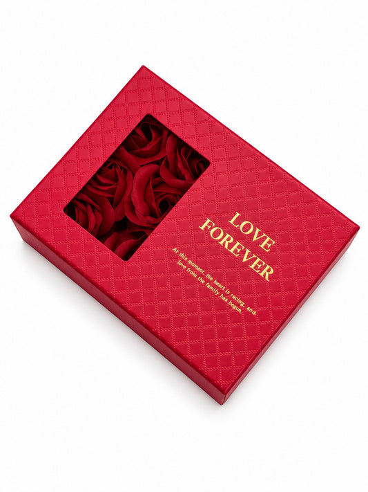 Caja de Rosas Premium "Love Forever" (Sin Bolsa)