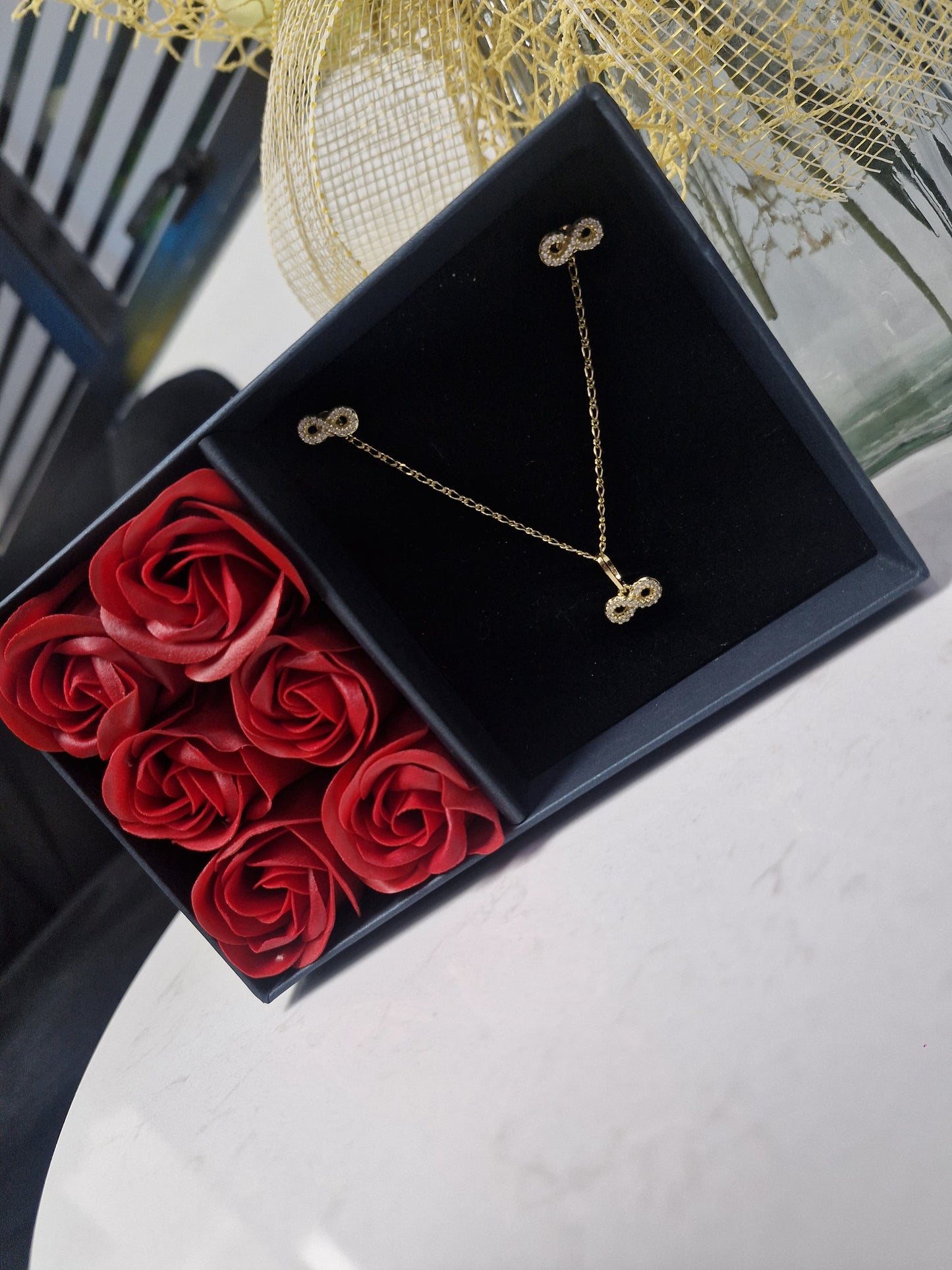 Conjunto Infinito Oro Laminado 18k