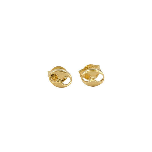 Arete Topo Gucci Oro Laminado 18k