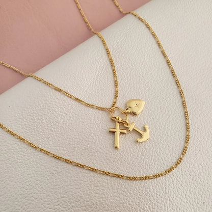 Cadena Tejido Cartier Delgada Oro Laminado 18k