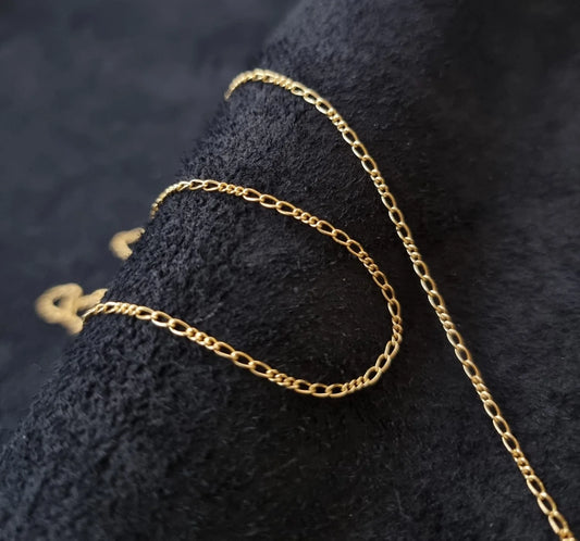 Cadena Tejido Cartier Delgada Oro Laminado 18k