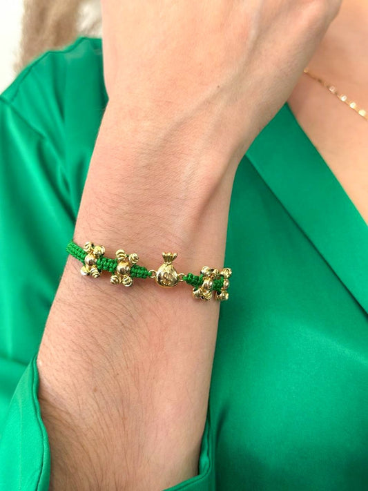 Brazalete Dinero Infinito Oro Laminado 18k
