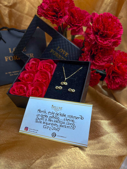 Especial Día de la Madre Set Infinito Oro Laminado 18k