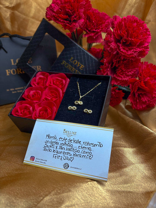 Especial Día de la Madre Set Infinito Oro Laminado 18k