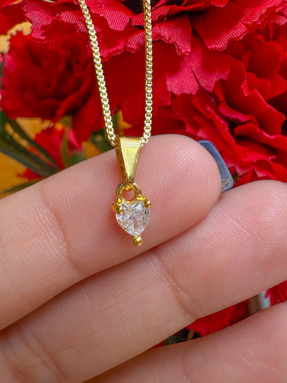 Especial Día de la Madre Set Corazón Oro Laminado 18k