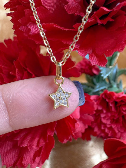 Especial Día de la Madre Set Estrella Oro Laminado 18k