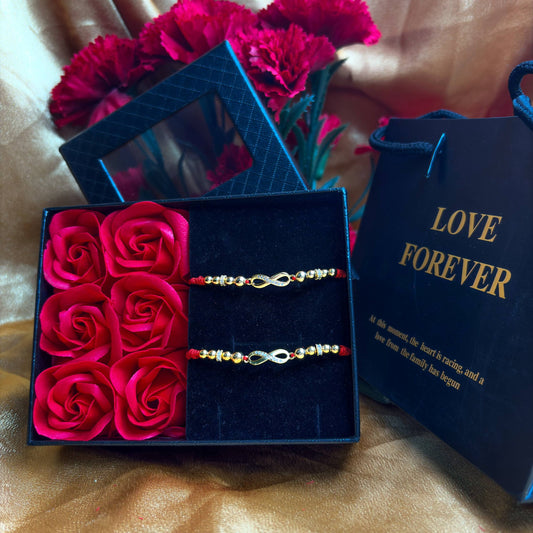 Especial Día de la Madre Brazaletes Infinitos Circonias Oro Laminado 18k