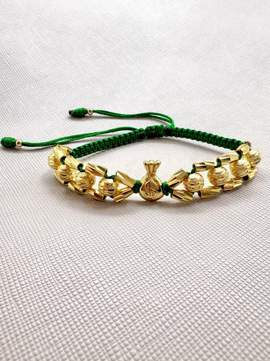 Brazalete Suerte Infinita Oro Laminado 18k