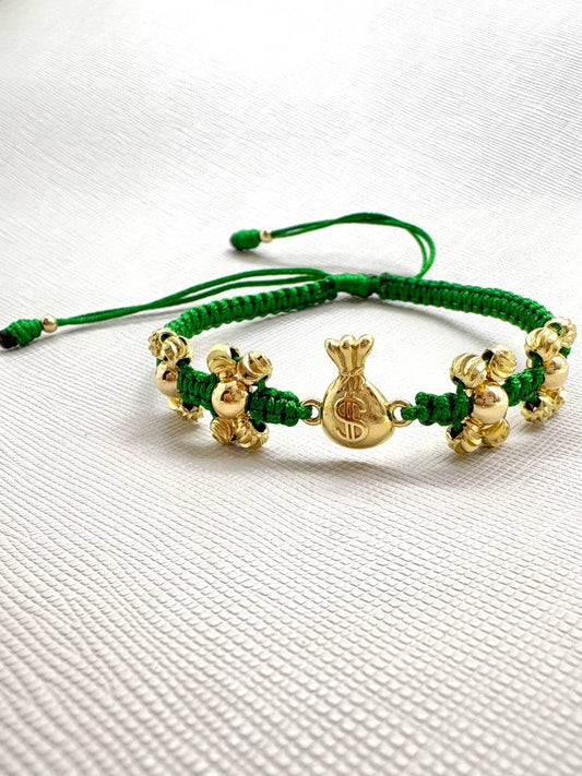 Brazalete Dinero Infinito Oro Laminado 18k