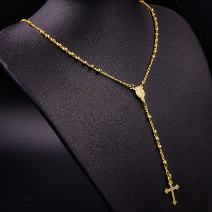 Rosario Niño/Dama Oro Laminado 18k