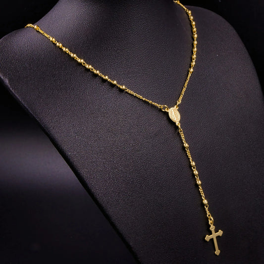 Rosario Niño/Dama Oro Laminado 18k
