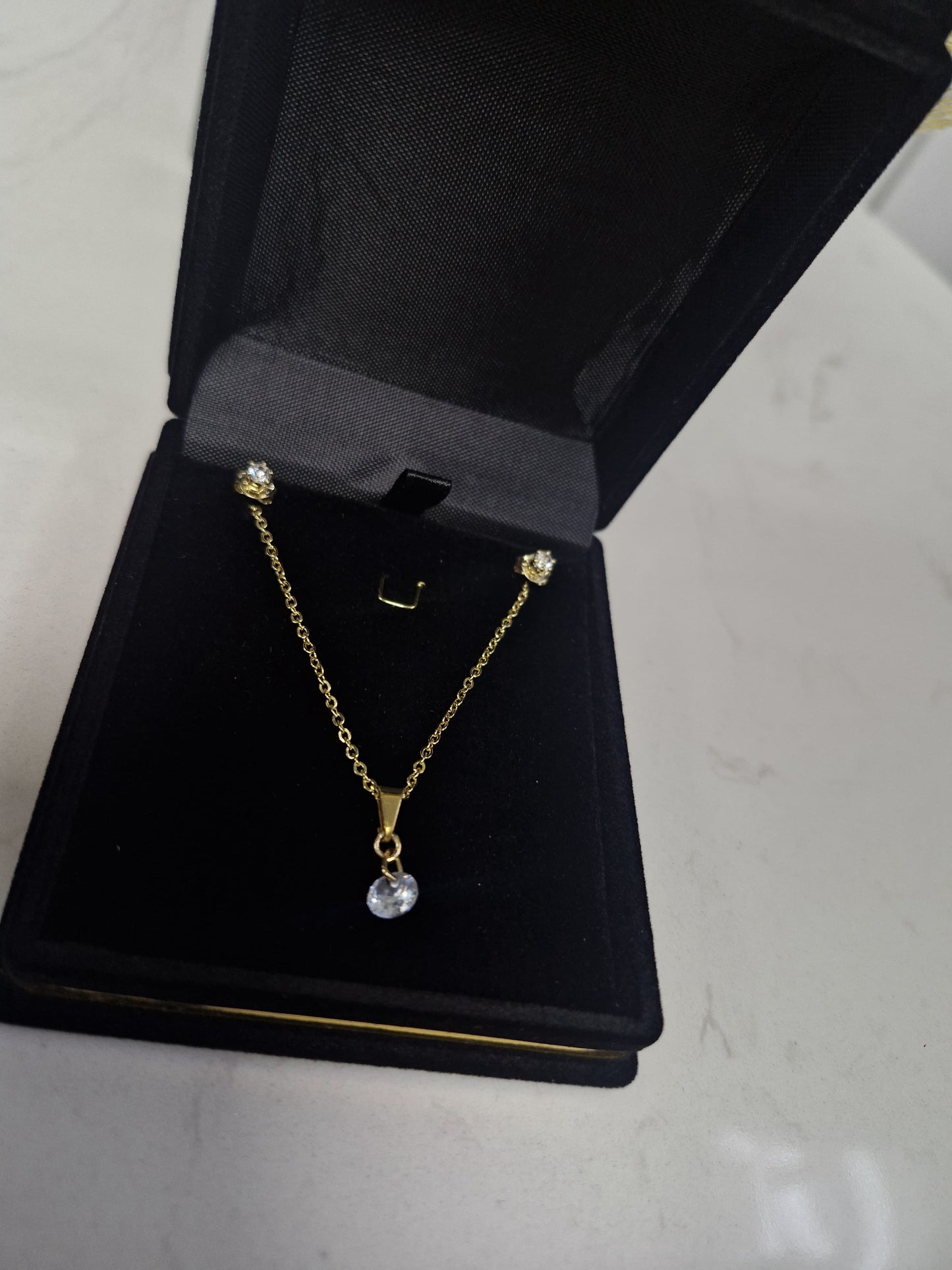 Set Punto de Luz en Oro Laminado 18k