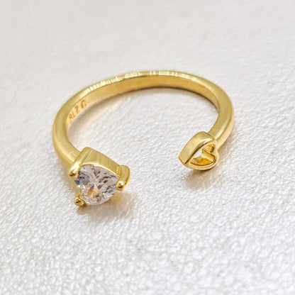 Anillo In Love Ajustable Oro Laminado 18k