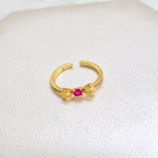 Anillo Scarlet Enchanted Oro Laminado 18k
